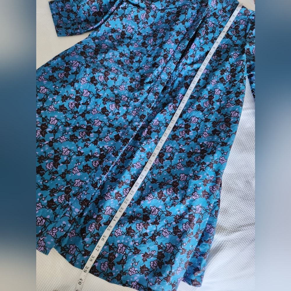 Zuri Floral Blue Dress - Picture 7 of 11